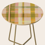 Colorful Plaid #1 Side Table Gallery Image 2