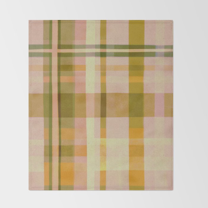 Colorful Plaid #1 Throw Blanket Gallery Image 2