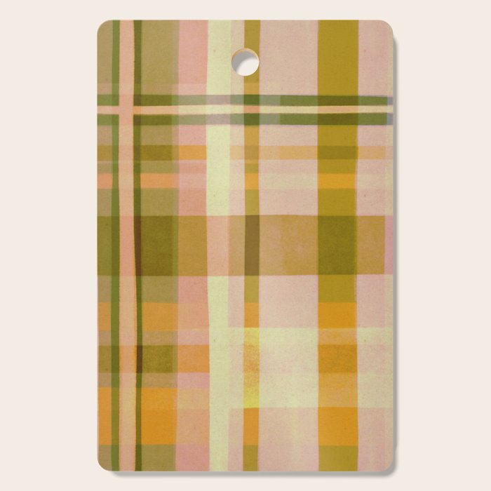 Colorful Plaid #1 Cutting Board Gallery Image 1