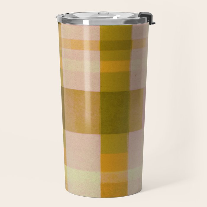 Colorful Plaid #1 Travel Mug Gallery Image 2