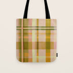 Colorful Plaid #1 Tote Bag Gallery Image 1