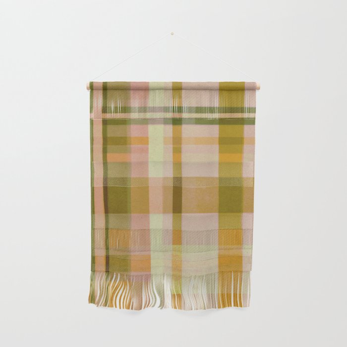 Colorful Plaid #1 Wall Hanging Gallery Image 1