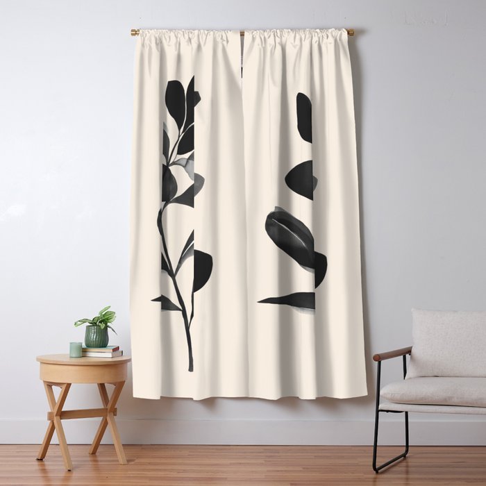 Botanical Silhouette II Window Curtain Gallery Image 5
