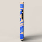 Sleepy Cozy Kitty Cats in Blue & Pink iPhone Case Gallery Image 2