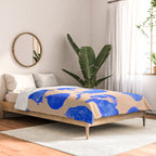 Sleepy Cozy Kitty Cats in Blue & Pink Comforter Gallery Image 2