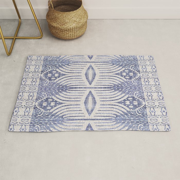 FRENCH LINEN TRIBAL IKAT Rug Gallery Image 1