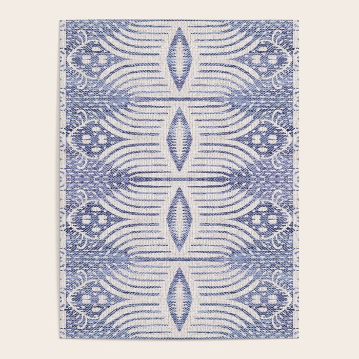 FRENCH LINEN TRIBAL IKAT Poster Gallery Image 4