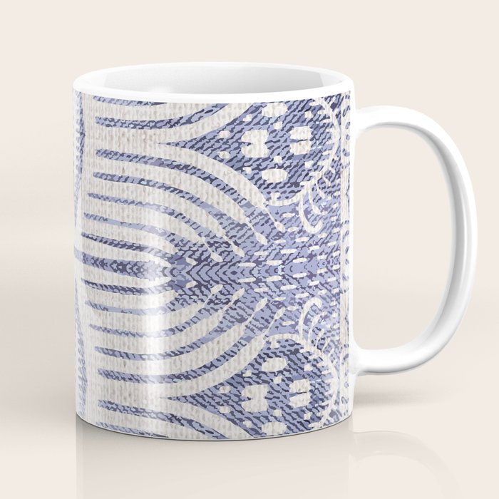 FRENCH LINEN TRIBAL IKAT Coffee Mug Gallery Image 1