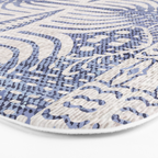 FRENCH LINEN TRIBAL IKAT Bath Mat Gallery Image 3