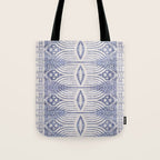 FRENCH LINEN TRIBAL IKAT Tote Bag Gallery Image 1