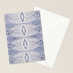 FRENCH LINEN TRIBAL IKAT Stationery Card Gallery Image 2