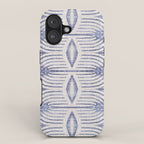 FRENCH LINEN TRIBAL IKAT iPhone Case Gallery Image 1