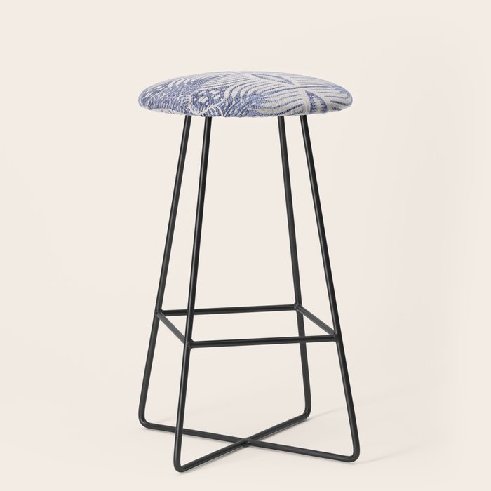 FRENCH LINEN TRIBAL IKAT Stool Gallery Image 1