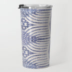 FRENCH LINEN TRIBAL IKAT Travel Mug Gallery Image 3