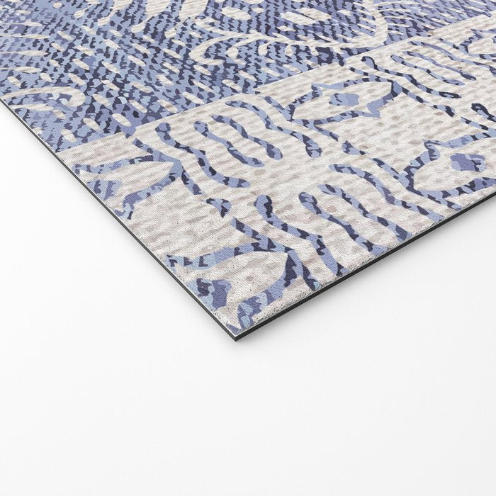 FRENCH LINEN TRIBAL IKAT Welcome Mat Gallery Image 2