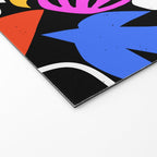 Colorful abstract organic shape art pattern  Welcome Mat Gallery Image 2