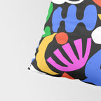 Colorful abstract organic shape art pattern  Pillow Sham Gallery Image 4