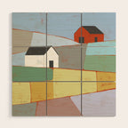 Fields of Color Wood Wall Art Gallery Image 1