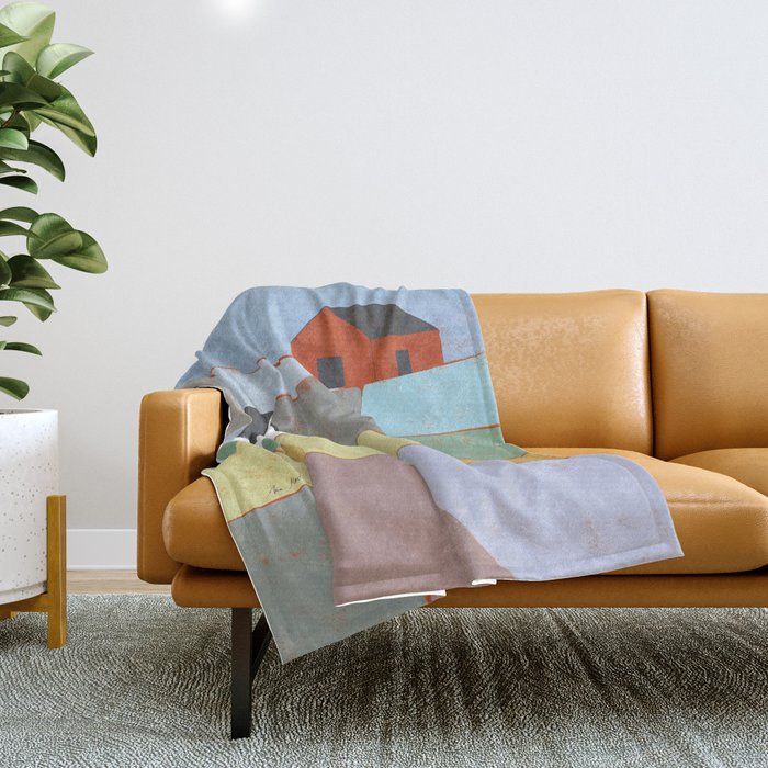 Fields of Color Throw Blanket Gallery Image 1