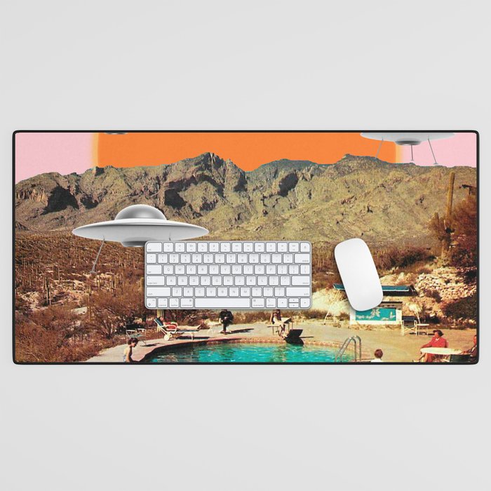 They've arrived! (UFO) Desk Mat Gallery Image 1