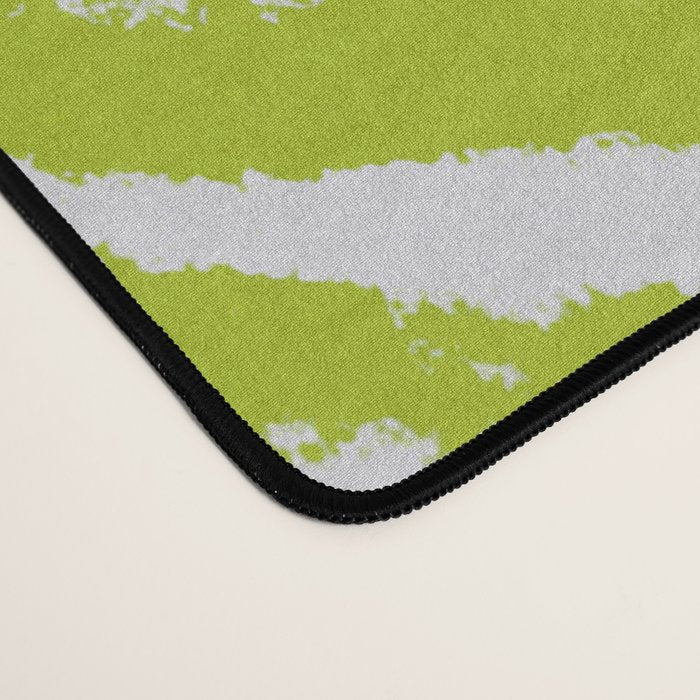 Lime Zest Zebra Pattern Desk Mat Gallery Image 4