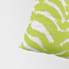 Lime Zest Zebra Pattern Pillow Sham Gallery Image 4