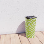 Lime Zest Zebra Pattern Travel Mug Gallery Image 4
