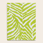 Lime Zest Zebra Pattern Notebook Gallery Image 4