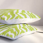 Lime Zest Zebra Pattern Pillow Sham Gallery Image 3