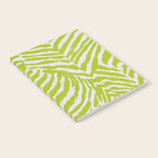 Lime Zest Zebra Pattern Notebook Gallery Image 2