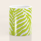 Lime Zest Zebra Pattern Coffee Mug Gallery Image 4