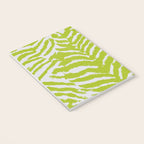 Lime Zest Zebra Pattern Notebook Gallery Image 3