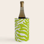Lime Zest Zebra Pattern Wine Chiller Gallery Image 2