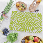 Lime Zest Zebra Pattern Cutting Board Gallery Image 2