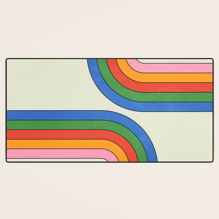 Retro Candy Arches Desk Mat Gallery Image 3