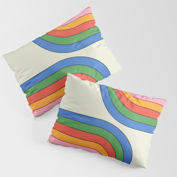 Retro Candy Arches Pillow Sham Gallery Image 1