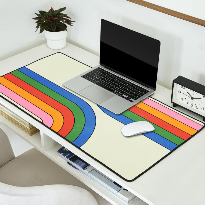 Retro Candy Arches Desk Mat Gallery Image 2