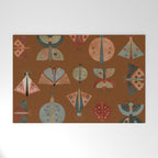 moths butterflies fall retro Welcome Mat Gallery Image 1