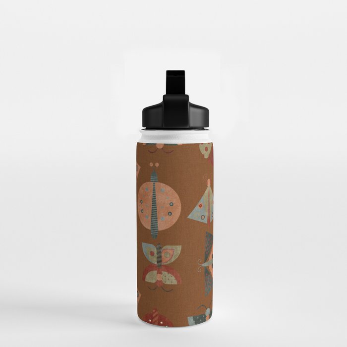 moths butterflies fall retro Water Bottle Gallery Image 2