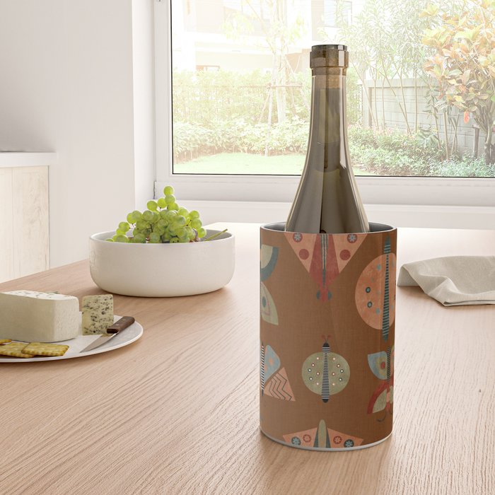 moths butterflies fall retro Wine Chiller Gallery Image 4