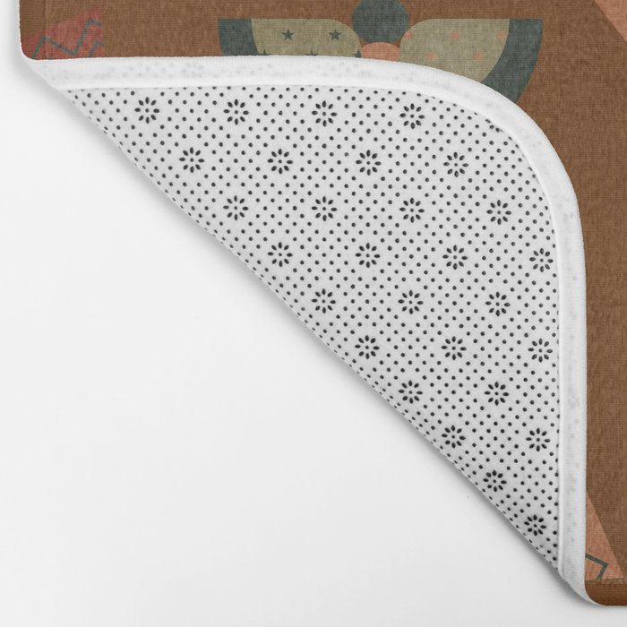 moths butterflies fall retro Bath Mat Gallery Image 2