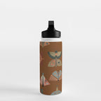 moths butterflies fall retro Water Bottle Gallery Image 3