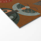 moths butterflies fall retro Welcome Mat Gallery Image 2