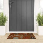 moths butterflies fall retro Welcome Mat Gallery Image 3