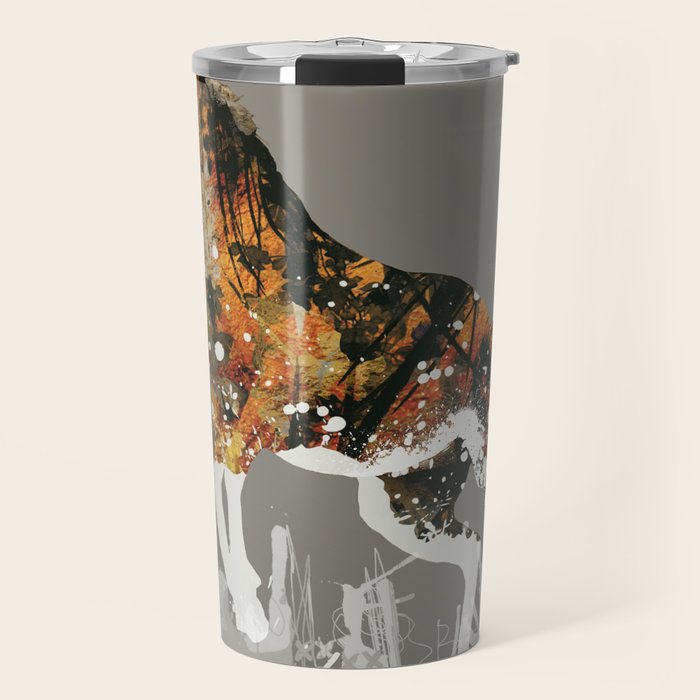 Ice Horse Travel Mug Gallery Image 1