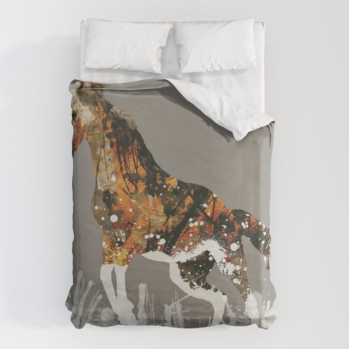 Ice Horse Duvet Cover Gallery Image 1