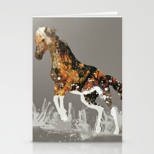 Ice Horse Stationery Card Gallery Image 1