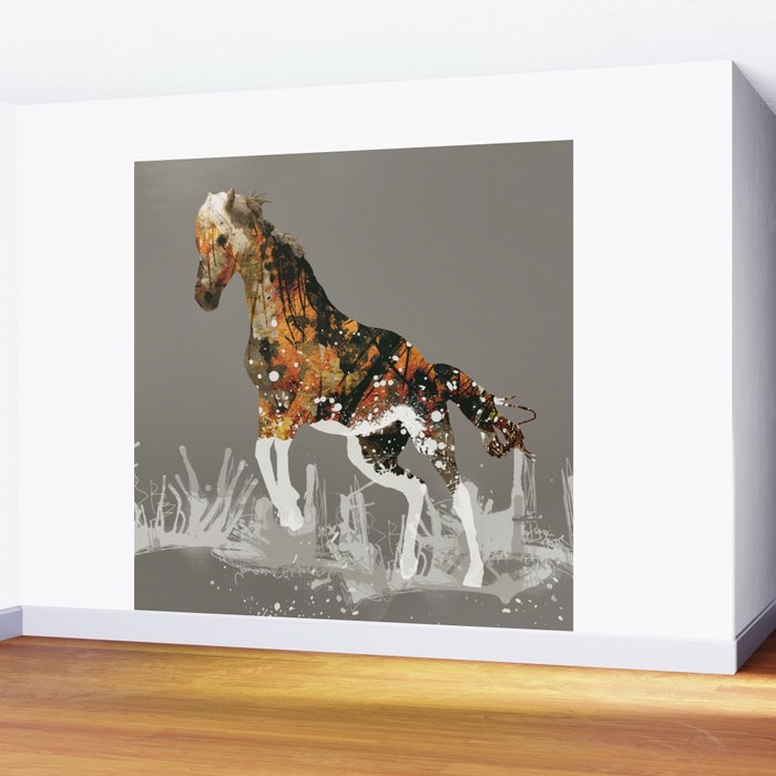Ice Horse Wall Mural Gallery Image 2