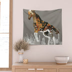Ice Horse Wall Tapestry Gallery Image 2
