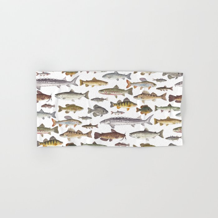 Northwest Freshwater Fish Bath Towel Gallery Image 1